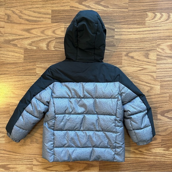 ZeroXposur XS 4-5 Boys Full Zip Hooded Lined Winter Coat Black Neon Yellow EUC! - Picture 13 of 13